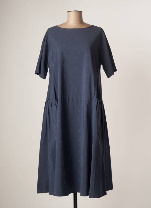 Robe mi-longue bleu APUNTOB pour femme