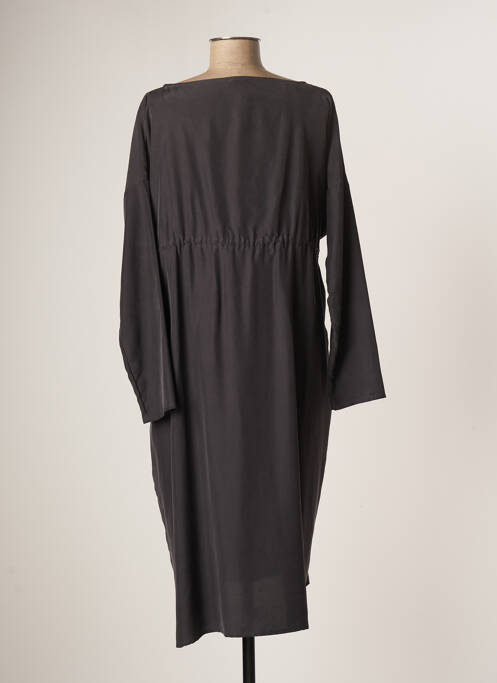 Robe mi-longue gris APUNTOB pour femme