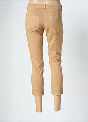 Pantacourt stretch taille normale beige JOHANNA PARIS femme