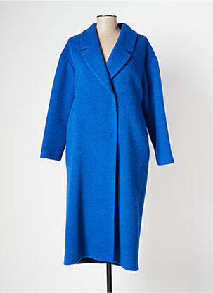 Manteau long bleu PAMAR STUDIO pour femme