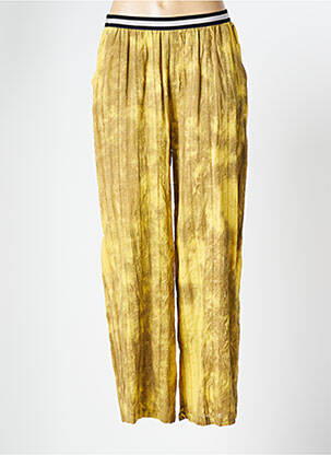 Pantalon large jaune JOHANNA PARIS pour femme