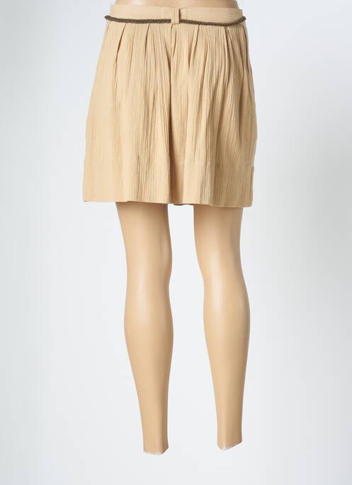 Jupe courte beige KLAYA pour femme