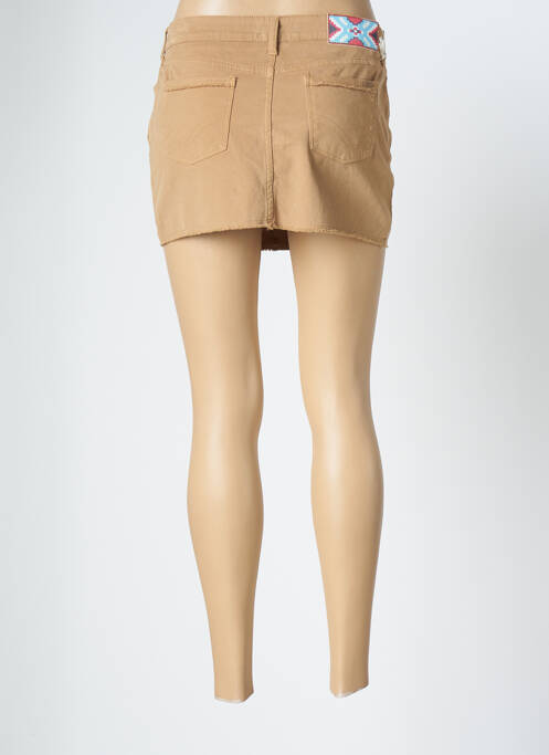 Mini-jupe beige REIKO pour femme