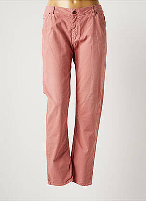 Pantalon slim taille basse taille basse rose REIKO femme