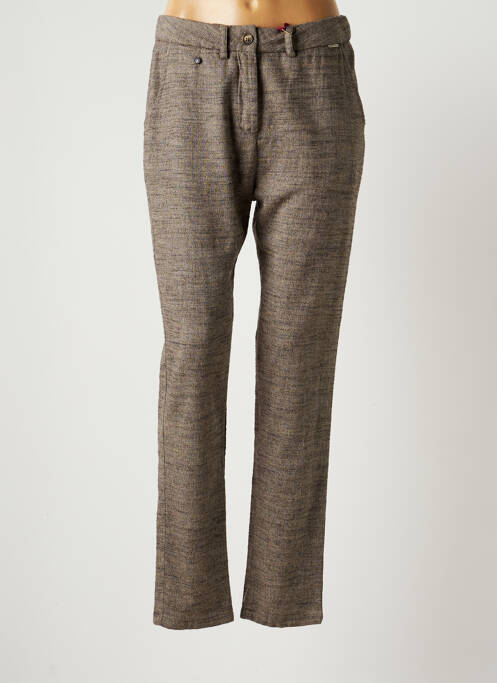 Pantalon chino taille normale taille normale gris OTTOD'AME femme