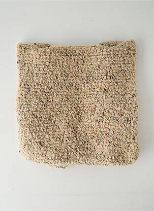 Sac à dos forme rectangulaire beige KARAKORAM ACCESSORIES femme