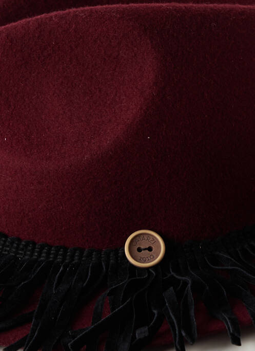 Chapeau rouge CATARZI pour femme