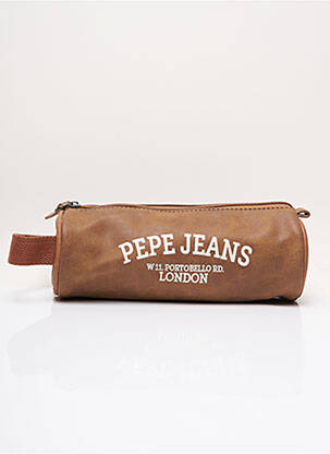 Trousse marron PEPE JEANS pour garçon