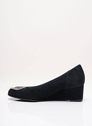 Ballerines bout rond talon plat jusqu'à 3cm noir AZUREE femme