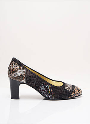 Escarpins talon de 4 à 6cm noir AZUREE femme