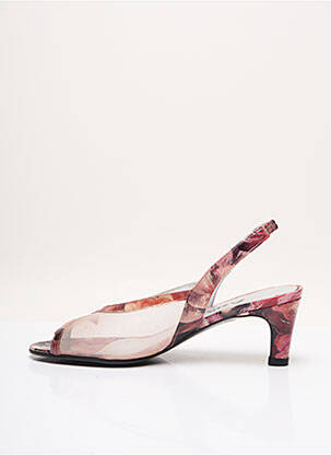 Sandales/nu pieds talon aiguille talon plat jusqu'à 3cm rose AZUREE femme