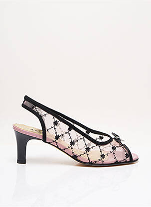 Sandales/nu pieds talon plat jusqu'à 3cm noir AZUREE femme