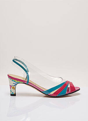 Sandales/nu pieds talon plat jusqu'à 3cm bleu AZUREE femme