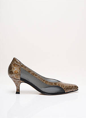 Escarpins talon de 4 à 6cm vert AZUREE femme