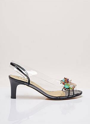 Sandales/nu pieds talon plat jusqu'à 3cm noir AZUREE femme