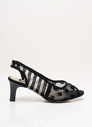 Sandales/nu pieds talon plat jusqu'à 3cm noir AZUREE femme