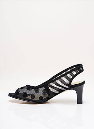 Sandales/nu pieds talon plat jusqu'à 3cm noir AZUREE femme