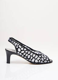 Sandales/nu pieds talon plat jusqu'à 3cm noir AZUREE femme