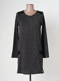 Robe courte manches longues manches longues gris B&M femme