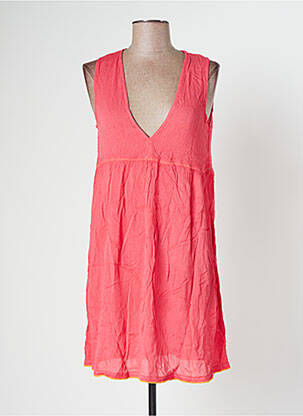 Robe mi-longue sans manche sans manche rose BANANA MOON femme