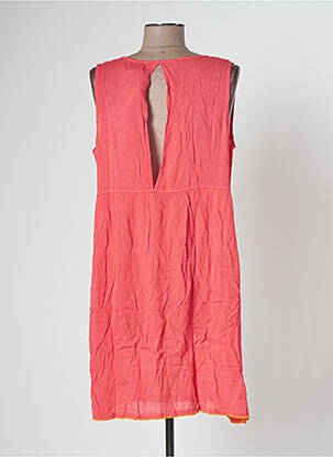 Robe mi-longue sans manche sans manche rose BANANA MOON femme