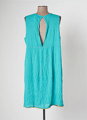 Robe mi-longue sans manche sans manche vert BANANA MOON femme
