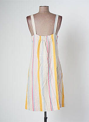 Robe mi-longue sans manche sans manche beige BANANA MOON femme