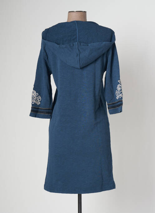 Robe mi-longue bleu BANANA MOON pour femme