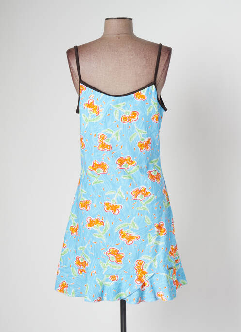 Robe mi-longue bleu BANANA MOON pour femme