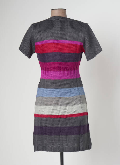 Robe mi-longue gris BANANA MOON pour femme