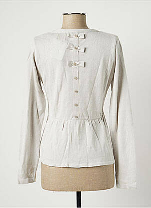 Pull stretch manches longues gris BANANA MOON femme