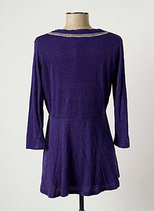T-shirt manches longues manches longues violet BANANA MOON femme