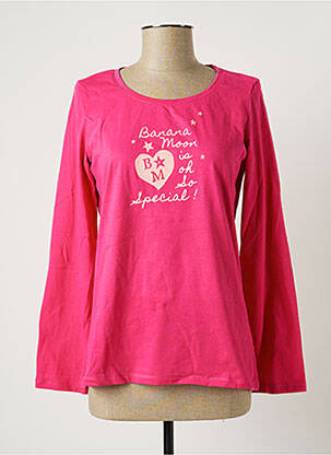 T-shirt rose BANANA MOON pour femme