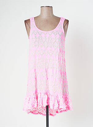 Tunique sans manche col rond rose BANANA MOON femme