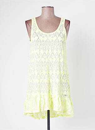 Tunique sans manche col rond jaune BANANA MOON femme