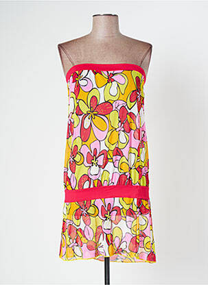 Tunique sans manche coupe cintrée rose BANANA MOON femme