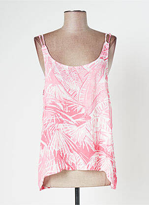 Top imprimé fantaisie fines bretelles rose BANANA MOON femme