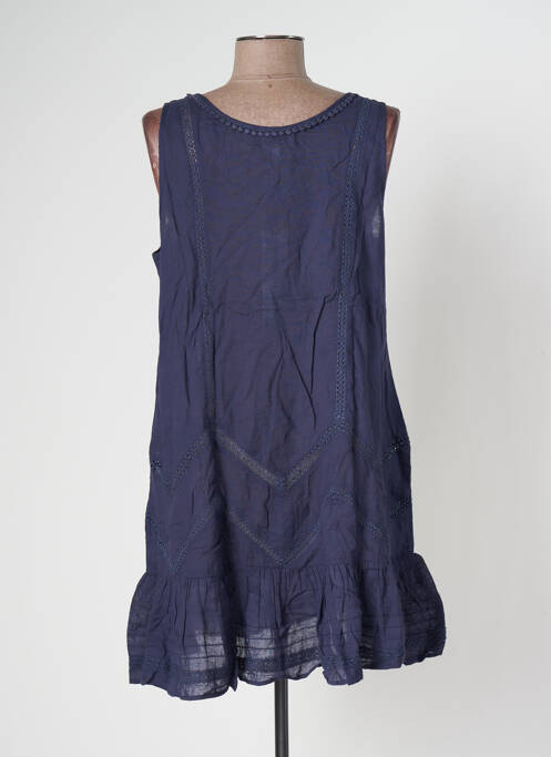 Tunique sans manche col rond bleu BANANA MOON femme