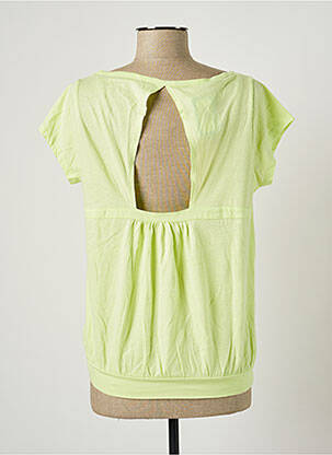 T-shirt stretch manches courtes vert BANANA MOON femme