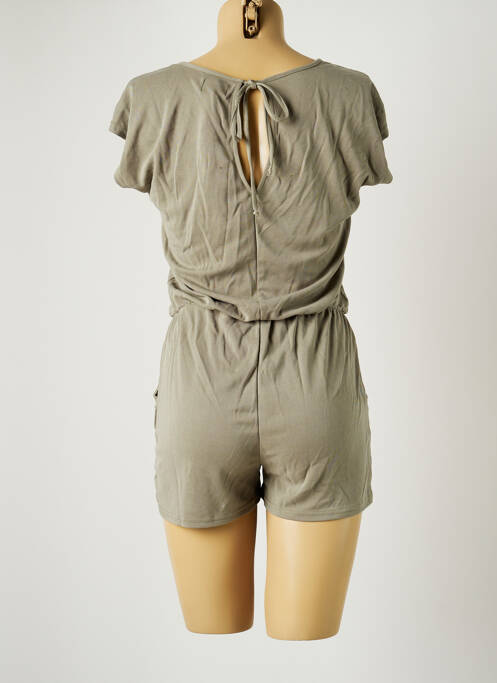 Combishort poches manches courtes vert B&M femme