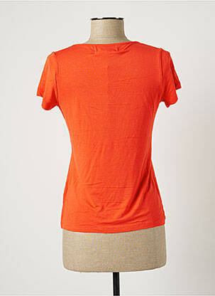 T-shirt stretch manches courtes orange BANANA MOON femme