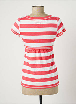 T-shirt stretch manches courtes rose BANANA MOON femme