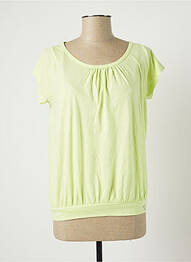 T-shirt stretch manches courtes vert BANANA MOON femme