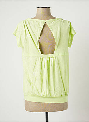 T-shirt stretch manches courtes vert BANANA MOON femme
