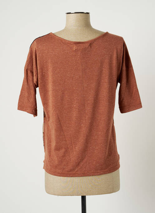 T-shirt marron BANANA MOON pour femme