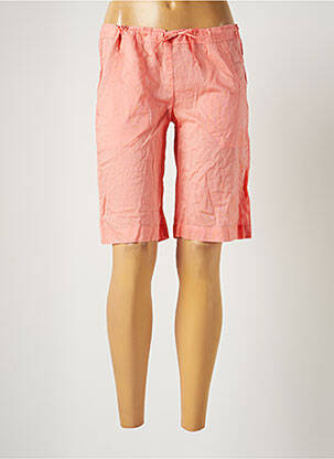 Bermuda tissage popeline taille normale rose BANANA MOON femme