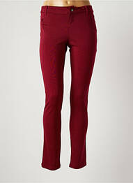 Pantalon slim tissage popeline taille normale violet BANANA MOON femme