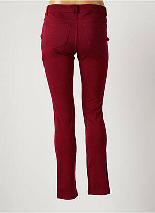 Pantalon slim tissage popeline taille normale violet BANANA MOON femme