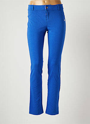 Pantalon slim bleu BANANA MOON pour femme