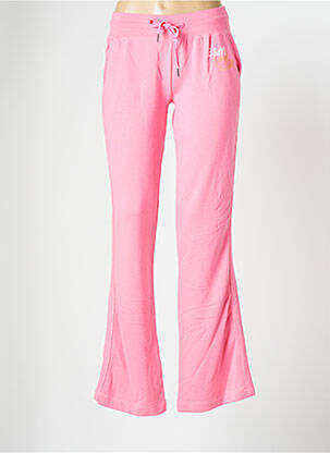 Jogging stretch taille normale rose BANANA MOON femme